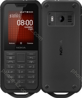 Nokia 800 Tough Single-SIM schwarz
