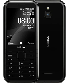 Nokia 8000 4G Dual-SIM onyx black