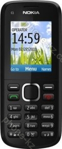 Nokia C1-02 black