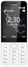 Nokia 230 Single-SIM White/Silver