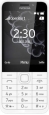 Nokia 230 Dual-SIM white/silver