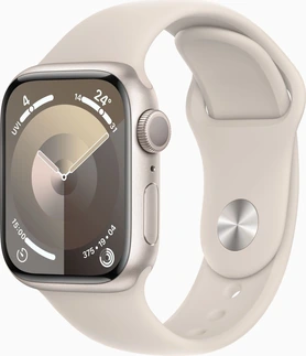 Apple Watch Series 9 (GPS) 41mm aluminium Polarstern with sport wristlet S/M Polarstern