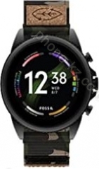Fossil Gen 6 Smartwatch 44mm Green Camo Grosgrain 