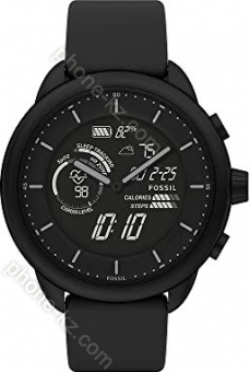 Fossil Gen 6 hybrid Smartwatch Wellness Edition Black Silicone 