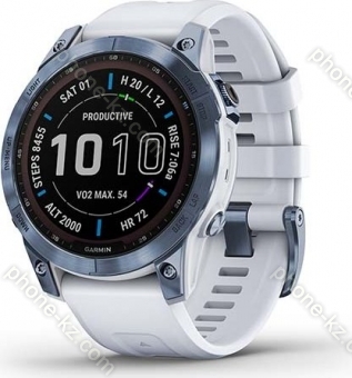 Garmin Fenix 7 Sapphire solar blue dlc titan/whitestone 