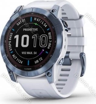 Garmin Fenix 7X Sapphire solar blue dlc titan/whitestone 