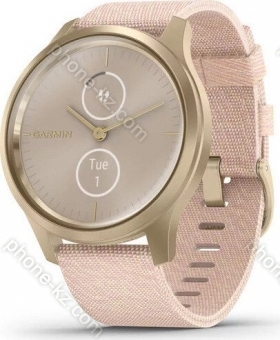 Garmin vivomove Style activity tracker blush pink woven/light gold 