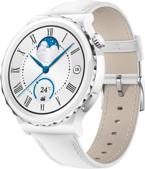 Huawei Watch GT 3 Pro Ceramic 43mm white Leather