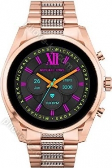 Michael Kors Smartwatch Gen 6 Bradshaw Pavé rose gold with link bracelet rose gold 