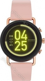 Skagen Connected Falster 3 black/gold with silicone bracelet pink 