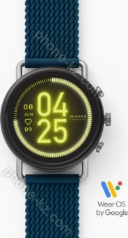 Skagen Connected Falster 3 grey with silicone bracelet blue 