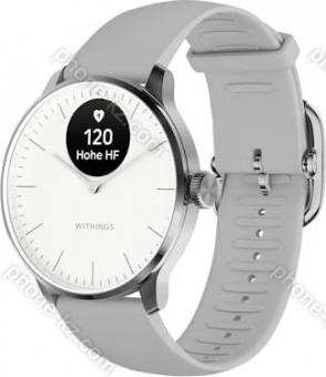 Withings ScanWatch Light white/silver 