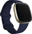 Fitbit Versa 3 activity tracker midnight/Soft gold aluminium