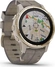 Garmin Fenix 6S Sapphire light gold/shale grey leather