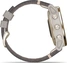 Garmin Fenix 6S Sapphire light gold/shale grey leather