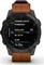 Garmin epix 2 Sapphire black titanium/chestnut leather