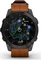 Garmin epix 2 Sapphire black titanium/chestnut leather