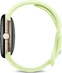 Google pixel Watch 4 (Wi-Fi) 41mm Champagne Gold with sport wristlet Lemongrass