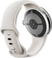 Google pixel Watch 4 (LTE) 41mm polished Silver with sport wristlet Porcelain