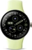 Google pixel Watch 4 (LTE) 41mm Champagne Gold with sport wristlet Lemongrass