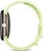 Google pixel Watch 4 (LTE) 41mm Champagne Gold with sport wristlet Lemongrass