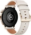 Huawei Watch GT 3 elegant 42mm Light Gold white Leather