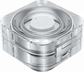 Samsung Galaxy ring size 15 titanium Silver