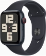 Apple Watch SE 2022 (GPS + cellular) 44mm midnight with sport wristlet M/L midnight 