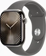 Apple Watch Series 10 (GPS + cellular) 46mm Titan nature with sport wristlet S/M stone grey