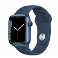 Apple Watch Series 7 (GPS) 41mm aluminium blue with sport wristlet abyssblau 