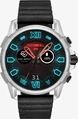 Diesel On Full Guard 2.5 silver/black with leather bracelet black