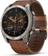 Garmin Fenix 8 51mm Sapphire titanium/chestnut leather