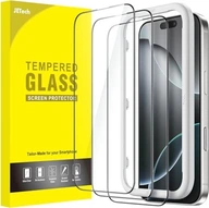 JETech display protection glass для Apple iPhone 16 Pro, 3-pack