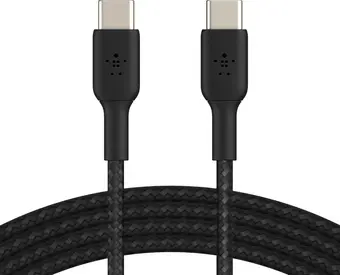 Belkin BoostCharge Braided USB-C to USB-C 1.0m black