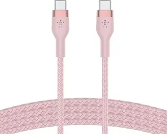 Belkin BoostCharge Pro Flex USB-C/USB-C cable 1.0m pink