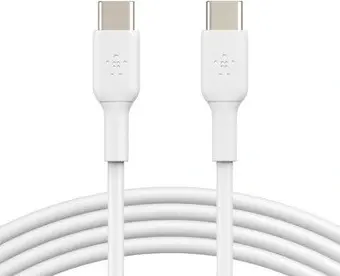 Belkin BoostCharge USB-C to USB-C cable with strap 2.0m white
