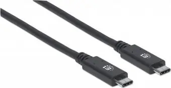 Manhattan USB 3.2 Gen 2 type-C cable 1.0m black