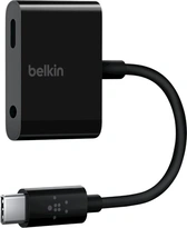 Belkin 3.5mm-jack audio + USB-C Charge RockStar adapter 0.15m black