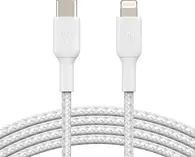Belkin BoostCharge Braided USB-C to Lightning cable 2.0m white