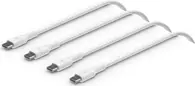 Belkin BoostCharge Braided USB-C to USB-C 60W 2.0m white, 2-pack