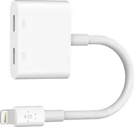 Belkin Lightning audio + Charge RockStar adapter cable 0.15m white