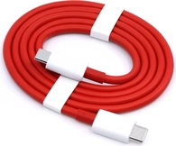 OnePlus Warp Charge Type-C to Type-C кабель 100cm red
