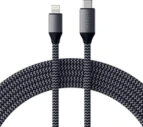 Satechi USB-C to Lightning кабель space Gray