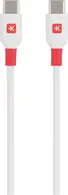Skross USB cable USB 2.0 USB-C plug 0.15m white
