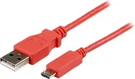 StarTech 1m Micro USB charging cable for Android Smartphones and Tablets - USB A on Micro B pink