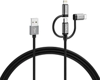 Varta 3in1 Speed Charge & Sync кабель 2m black