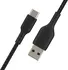 Belkin BoostCharge Braided USB-C to USB-A 1.0m black
