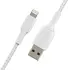 Belkin BoostCharge Braided USB-A to Lightning 3.0m white