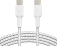 Belkin BoostCharge Braided USB-C to USB-C 1.0m white