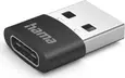 Hama USB-C adapter USB-A-plug/USB-C-socket 480...